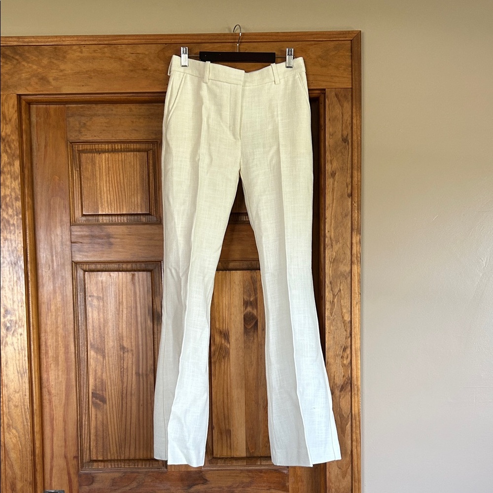 NWT STUNNING! 🤩 The Kooples Ivory Textured wool Trousers - fit size womens 0/2